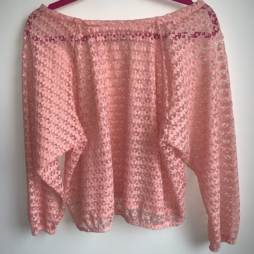 Pink Sheer Top - Picture 2 of 2